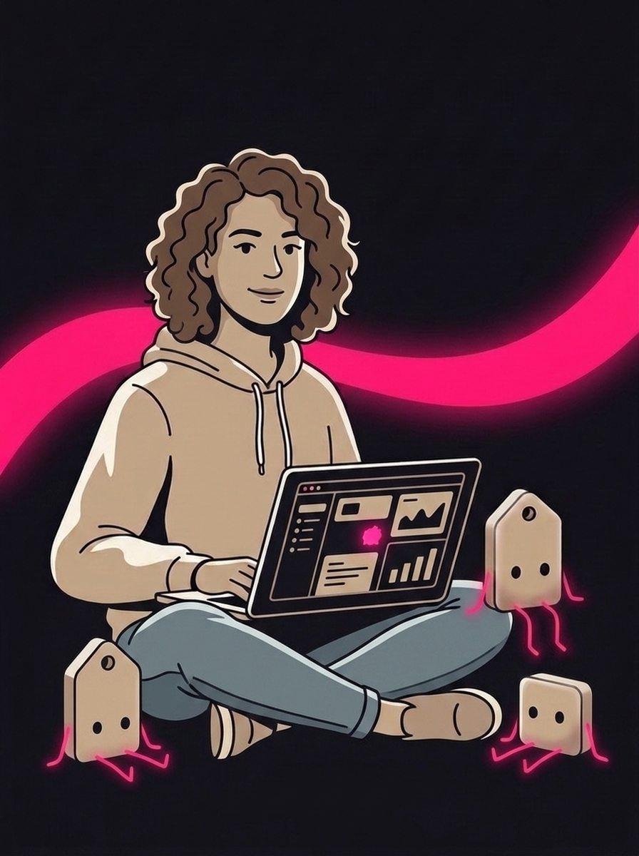 Remote employee running an internal fleet of badged agents